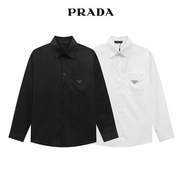 Picture of Prada Shirt Long _SKUPradaM-3XLjdtxV23127024
